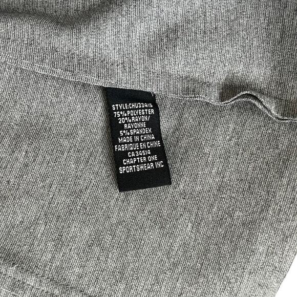 Jules & Leopold Large Stretch Crepe Shawl Collar Cardigan Blazer Open Front Gray - Picture 7 of 9